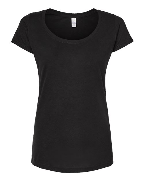 Tultex 243 Women's Poly-Rich Scoop Neck T-Shirt — Front