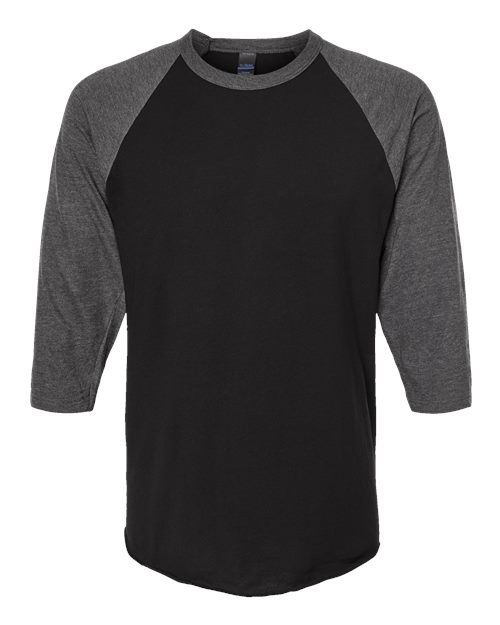 Tultex 245 Unisex Fine Jersey Raglan T-Shirt — Front