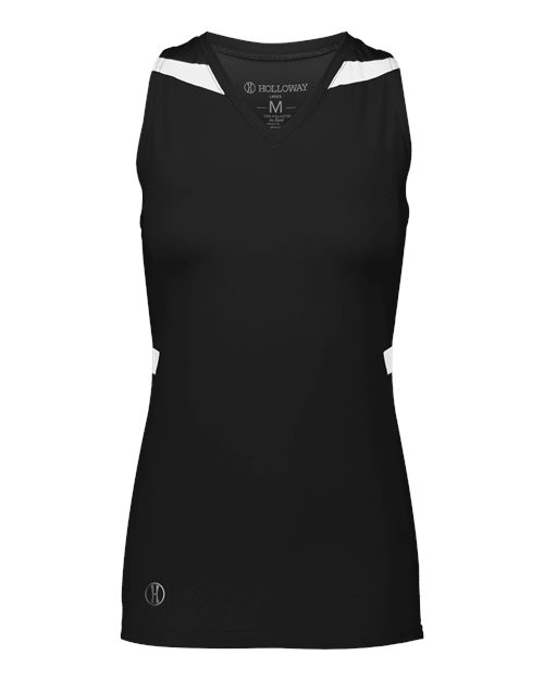 Holloway 221337 Women's PR Max Compression Racerback Jersey — Front