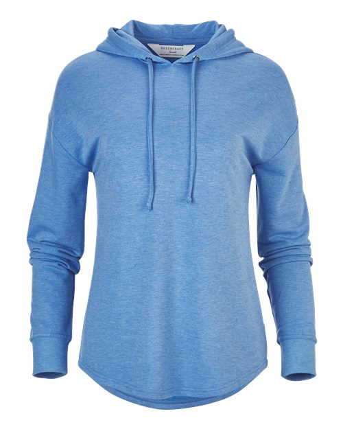 Boxercraft BW5301 Women's Dream Fleece Hooded Sweatshirt in Blue Heather