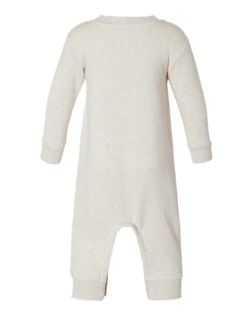 Rabbit Skins 4447 Infant Fleece One-Piece in Natural Heather