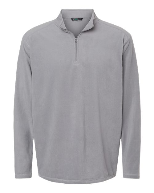 Augusta Sportswear 6863 Unisex Eco Revive™ Micro-Lite Fleece Quarter-Zip Pullover — Front