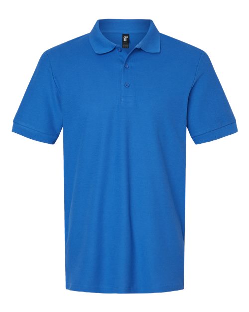 Gildan 85800 Unisex Hammer™ Pique Polo in Royal