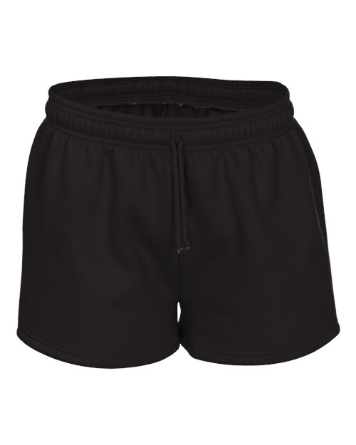Badger 1203 Women's Athletic Fleece Shorts — Front