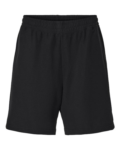 American Apparel 2PQ Unisex Pique Gym Shorts in Black