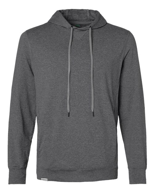 Holloway 222598 Men's Eco Revive™ Ventura Soft Knit Hooded Sweatshirt in Carbon Heather