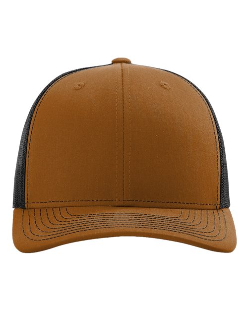 Richardson 112 Snapback Trucker Cap in Carmel/ Black