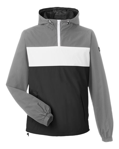 Nautica N17174 Unisex Windward Anorak Hooded Quarter-Zip Jacket — Front