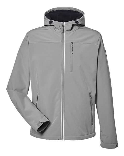 Nautica N17789 Men's Wavestorm Hooded Soft Shell Jacket in Graphite