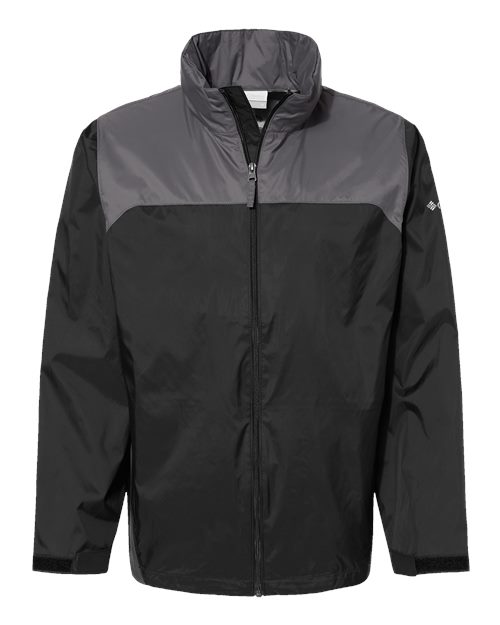 Columbia 212476 Men's Glennaker Lake™ II Rain Jacket in Black/ City Grey