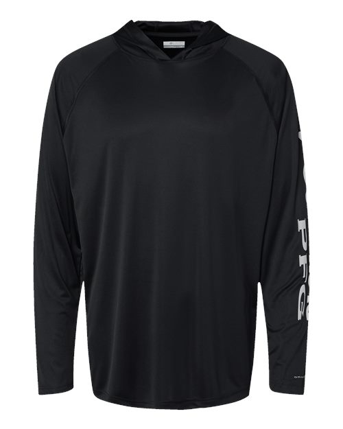 Columbia 212482 Men's PFG Terminal Tackle™ Hooded Long Sleeve T-Shirt — Front