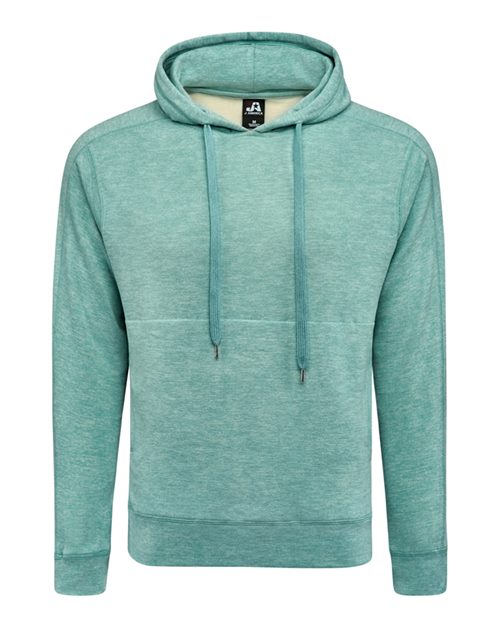 J. America 8740 Unisex Electric Fleece Hooded Sweatshirt — Front