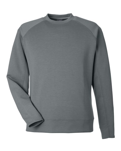 J. America 8752 Unisex Apex Fleece Crewneck Sweatshirt in Steel
