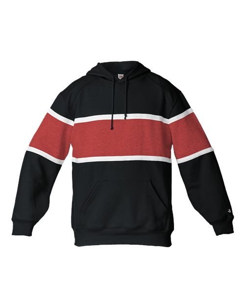 Badger 1282 Unisex United Athletic Fleece Hooded Sweatshirt — Front