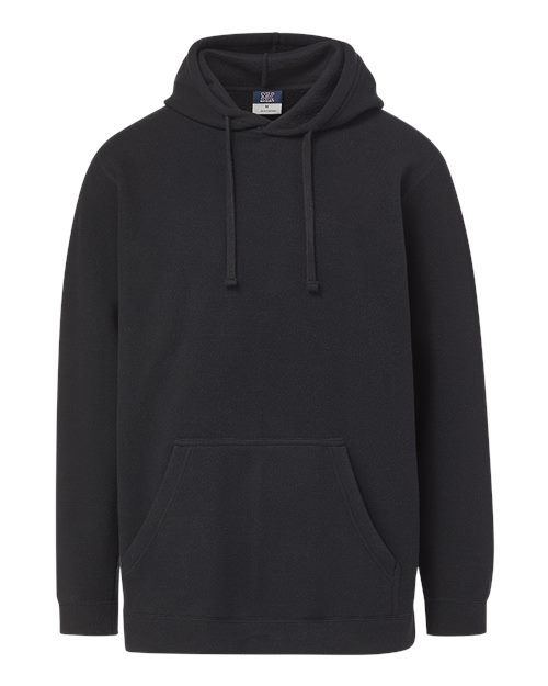 MV Sport 24701 Unisex Whisper Fleece™ Hooded Sweatshirt in Black