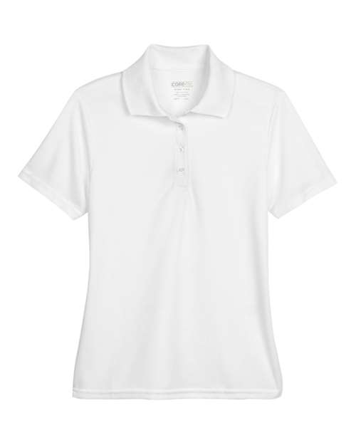 CORE365 78181 Women's Origin Performance Piqué Polo in White