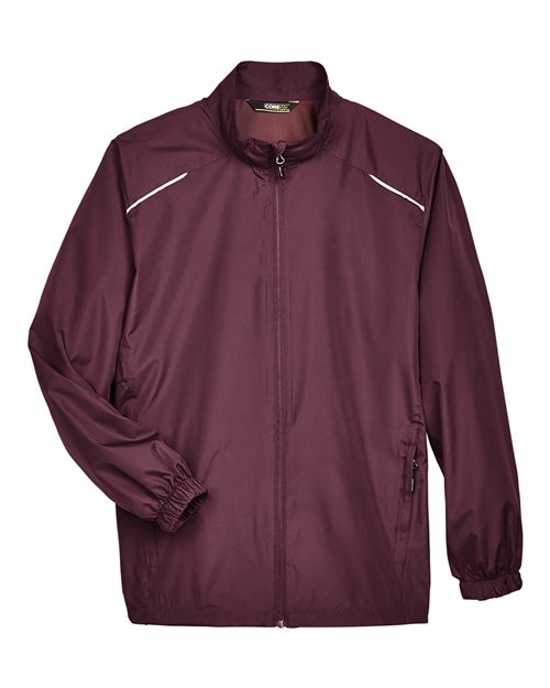 CORE365 88183 Men's Techno Lite Motivate Unlined Lightweight Jacket in Burgundy