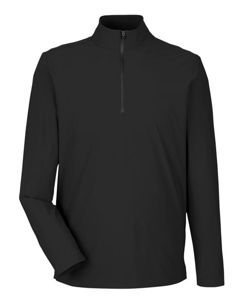 Devon & Jones DG410 Men's CrownLux Performance® Windsor Welded Quarter-Zip Pullover — Front