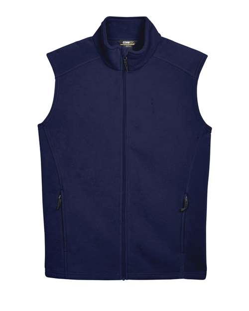 CORE365 88191T Men's Tall Journey Fleece Vest in Classic Navy
