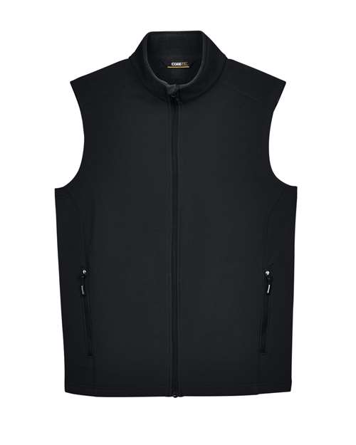 CORE365 CE701 Men's Cruise Two-Layer Fleece Bonded Soft Shell Vest — Front