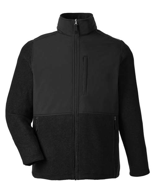 CORE365 CE890 Men's Journey Summit Hybrid Full-Zip — Front
