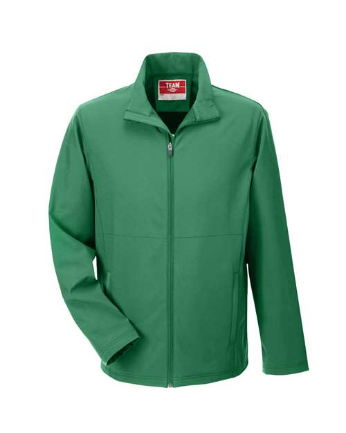 Team 365 TT80 Men's Leader Soft Shell Jacket in Sport Dark Green
