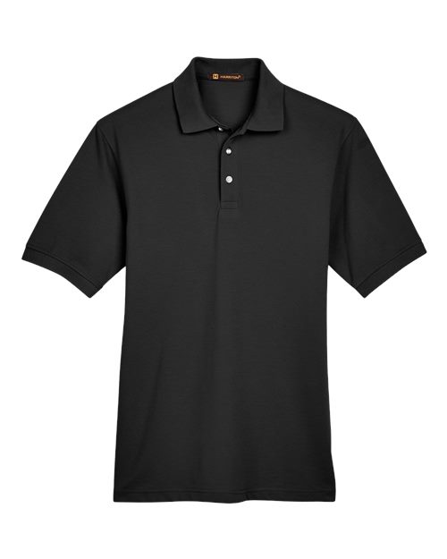 Harriton M265 Men's Easy Blend™ Polo — Front