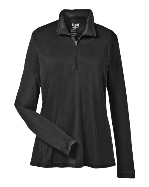 Team 365 TT31W Women's Zone Performance Quarter-Zip Pullover — Front