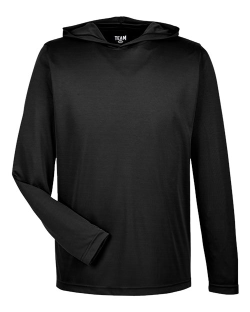 Team 365 TT41 Men's Zone Performance Hooded T-Shirt — Front