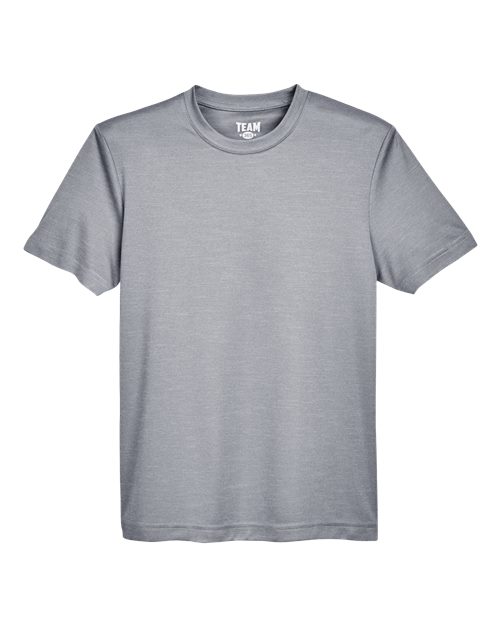 Team 365 TT11HY Youth Sonic Heather Performance T-Shirt — Front