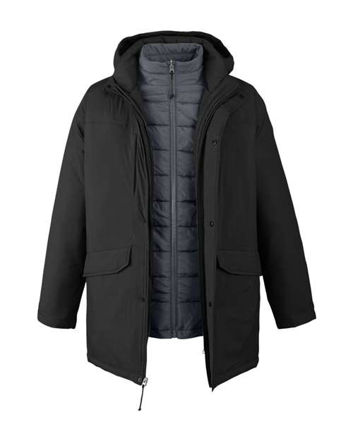 CORE365 CE725 Men's Inspire 3-in-1 Jacket with Insulated Liner — Front