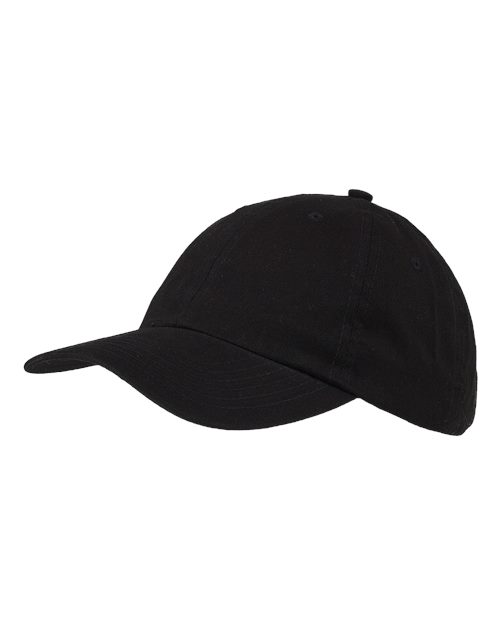 Big Accessories BX001 Classic Brushed Twill Cap — Front