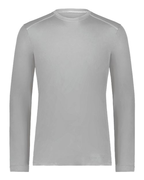Holloway 222138 Unisex Essential Long Sleeve T-Shirt Powered By Coolcore — Front