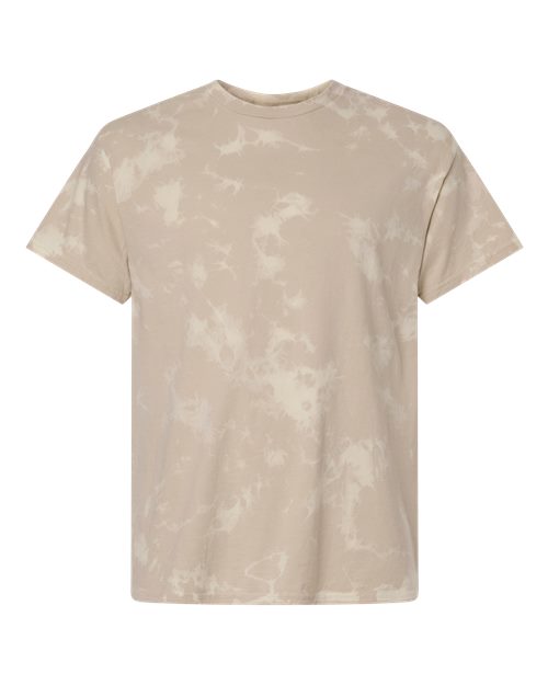 Colortone 1385 Unisex Bleach Out Dyed T-Shirt — Front