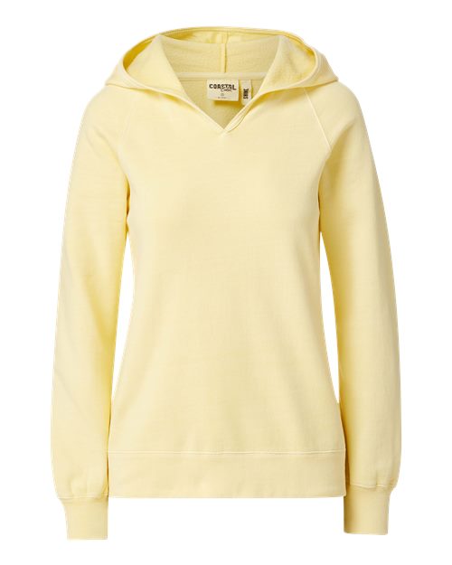 MV Sport W24707 Women's Coastal Color™ Hooded Sweatshirt in Sun Kissed