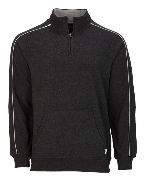 Boxercraft BM5204 Men's French Terry Quarter-Zip Pullover — Front