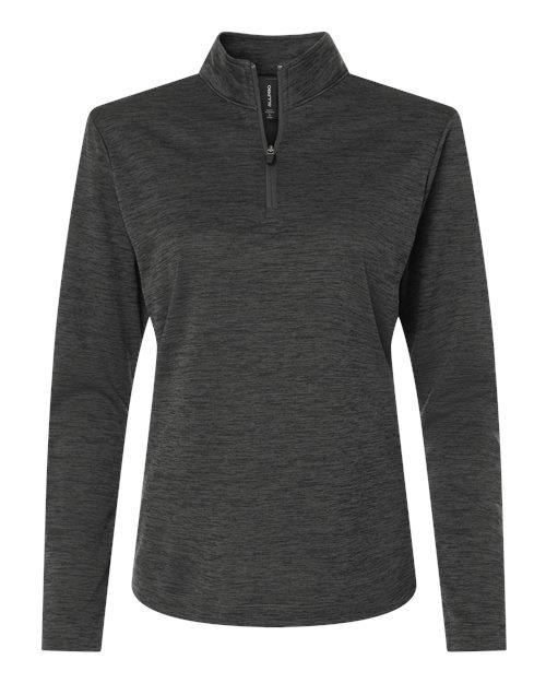 AllPro 4HM70L Women's Pro-Lock Performance Mélange Quarter-Zip Pullover — Front