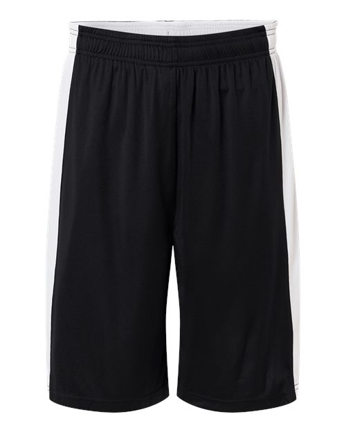 Team 365 TT115B Unisex Zone Performance Reversible Shorts — Front