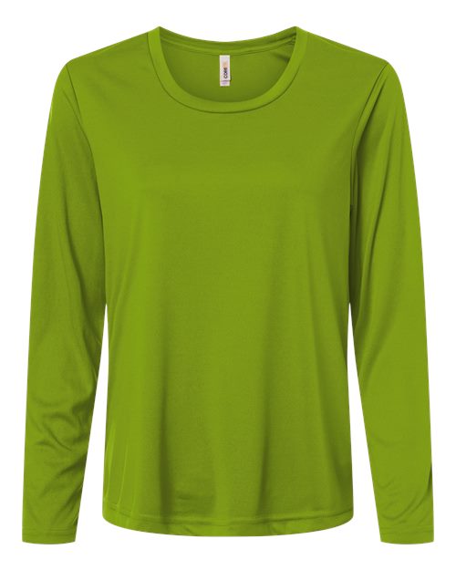 CORE365 CE10LW Women's Capital Performance Long Sleeve T-Shirt — Front