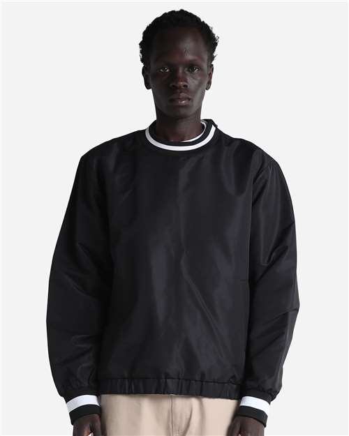 Shaka Wear SHCNW Unisex Crewneck Windbreaker — Front