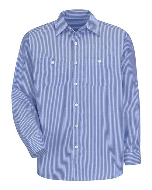 Red Kap SP10 Men's Premium Long Sleeve Work Shirt — Front