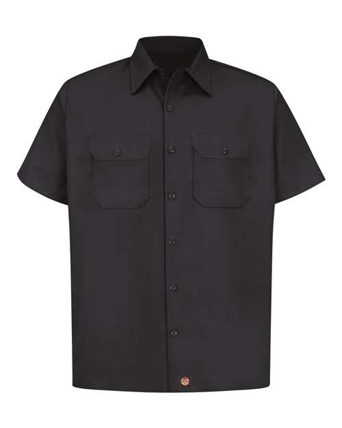 Red Kap ST62 Men's Utility Short Sleeve Work Shirt — Front