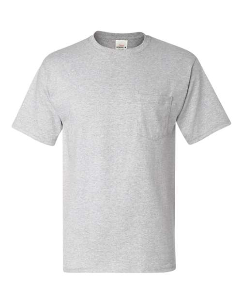 Hanes 5590 Men's Authentic Pocket T-Shirt — Front