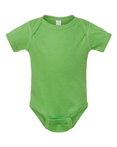 Rabbit Skins 4400 Infant Baby Rib Bodysuit — Front