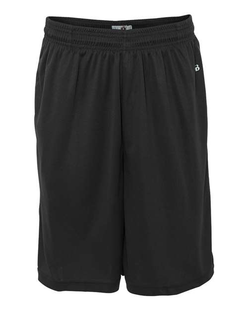 Badger 4119 Men's B-Core 10" Shorts with Pockets — Front