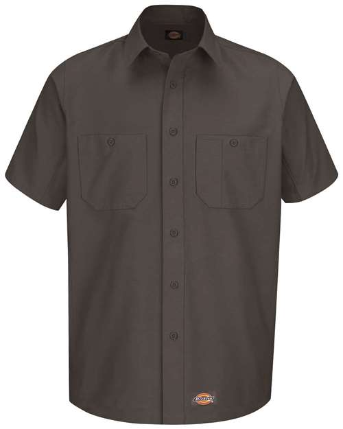 Dickies WS20 Men's Short Sleeve Work Shirt in Charcoal