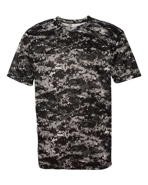 Badger 4180 Men's Digital Camo T-Shirt — Front