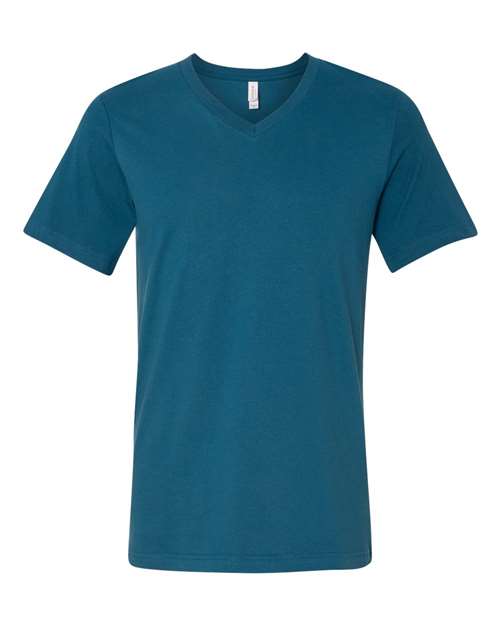 BELLA + CANVAS 3005 Unisex Jersey V-Neck Tee in Deep Teal