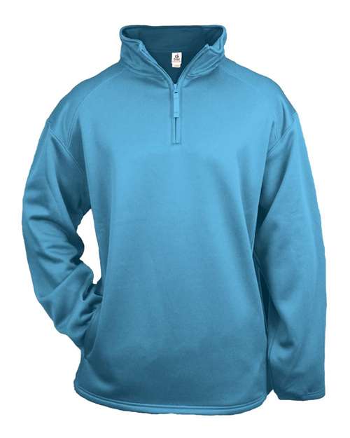 Badger 1480 Men's Performance Quarter-Zip Pullover in Columbia Blue