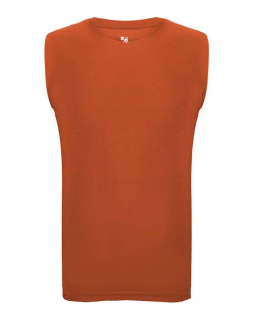 Badger 4631 Men's Pro-Compression Sleeveless T-Shirt in Burnt Orange